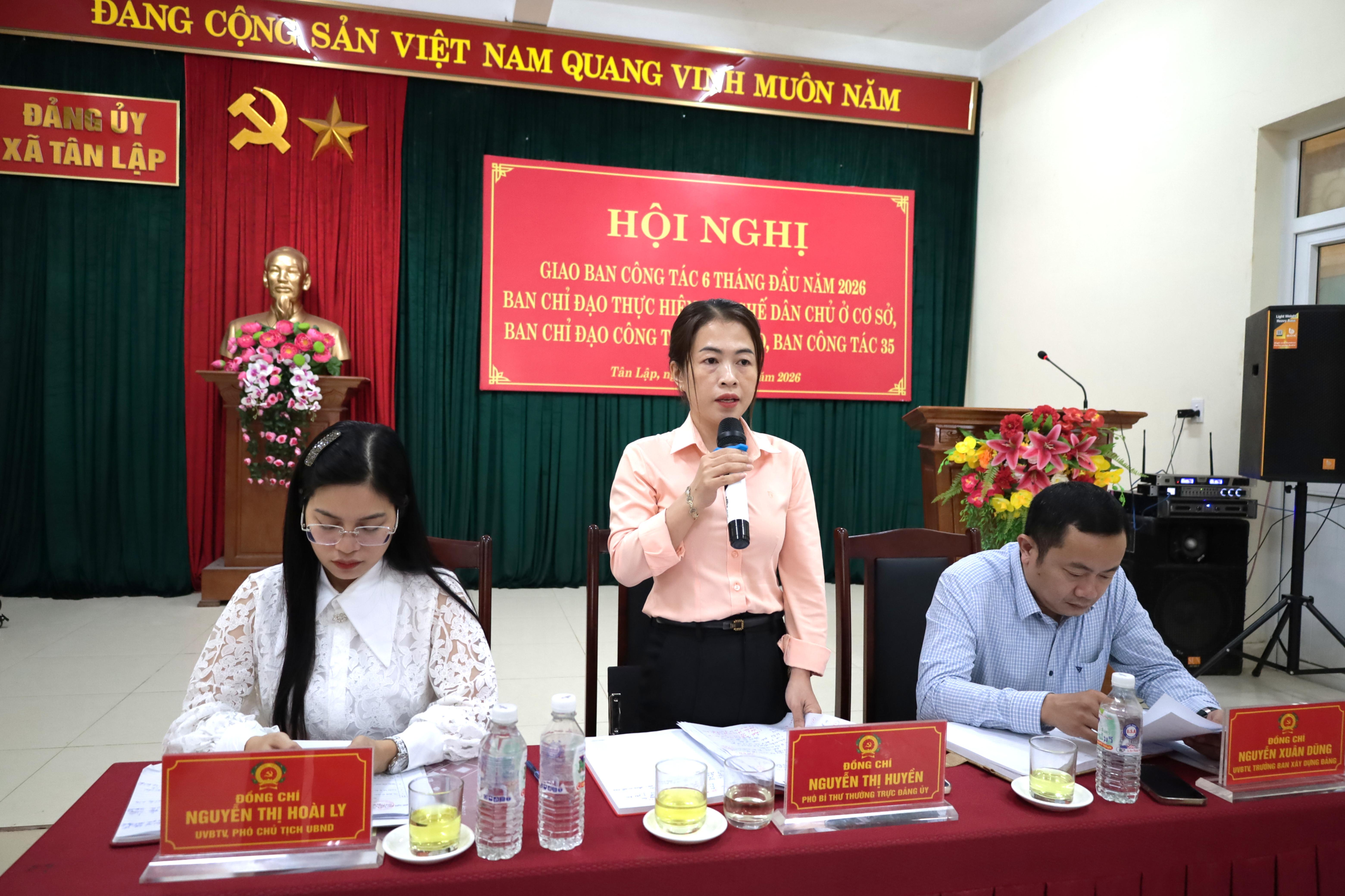 Sơ kết hoạt động Ban Công tác 35, công tác tôn giáo và thực hiện Quy chế dân chủ ở cơ sở