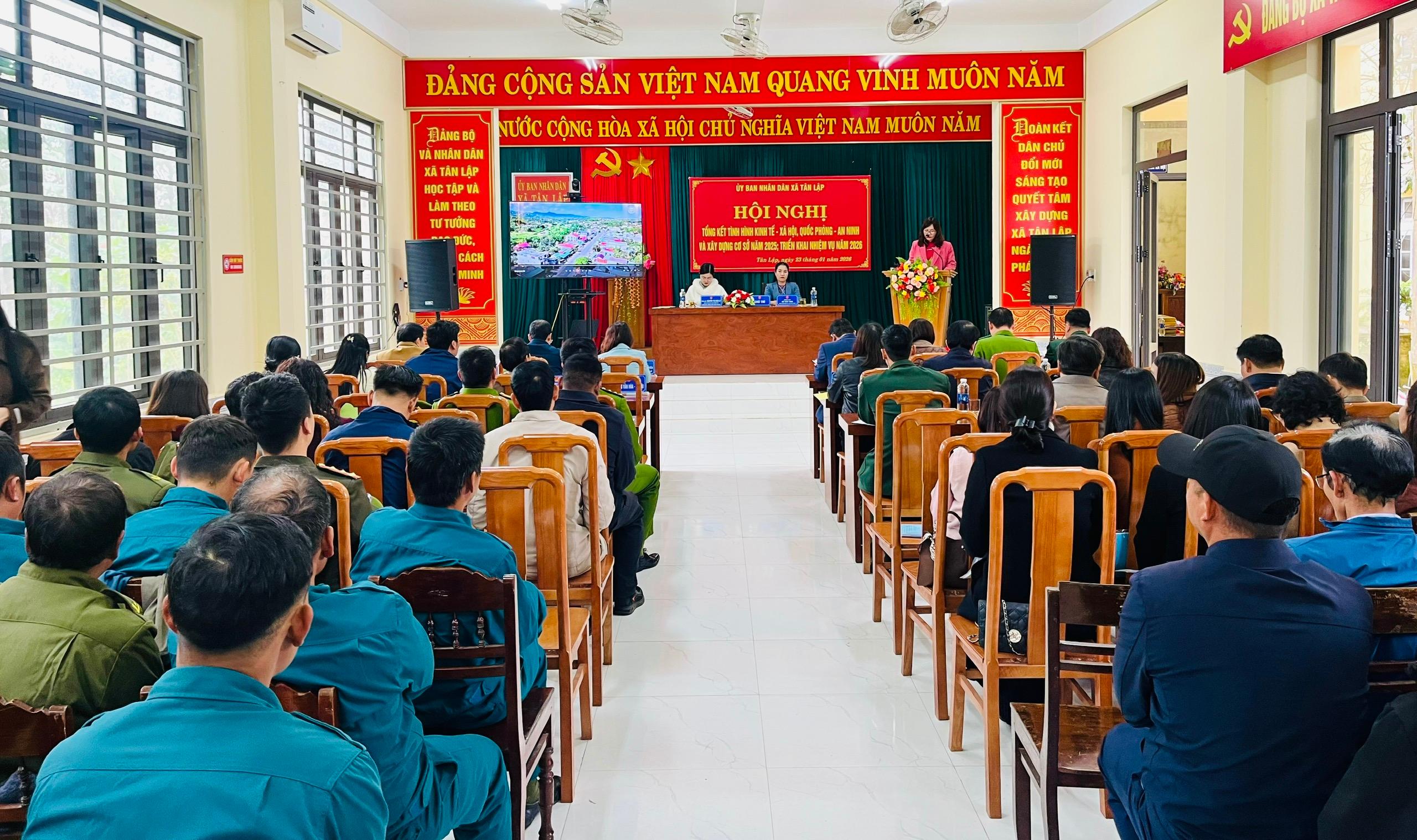 Hội nghị tổng kết tình hình Kinh kế - xã hội, Quốc phòng – an ninh và xây dựng cơ sở năm 2025; triển...